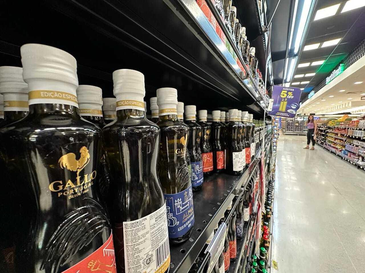 Olive oil on sale in Brazil, the market that takes more than a quarter of Portugal's olive oil exports